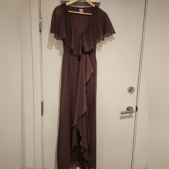 ASOS design - purple mauve maxi dress - size 4 US - Picture 3 of 5